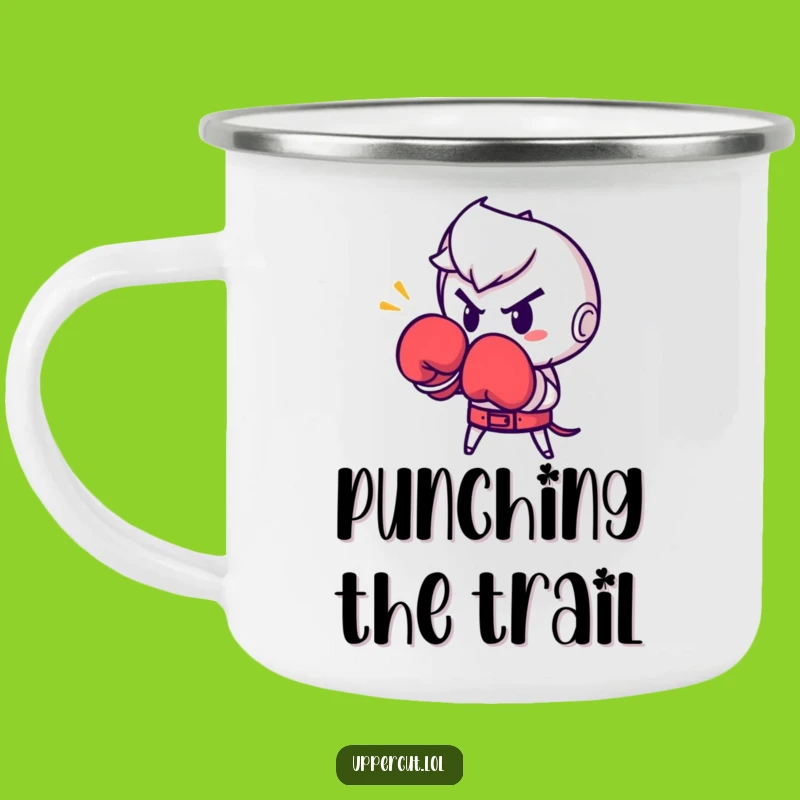 Funny Boxing Glove Punch Camping Mug: Fuel Your Adventure!