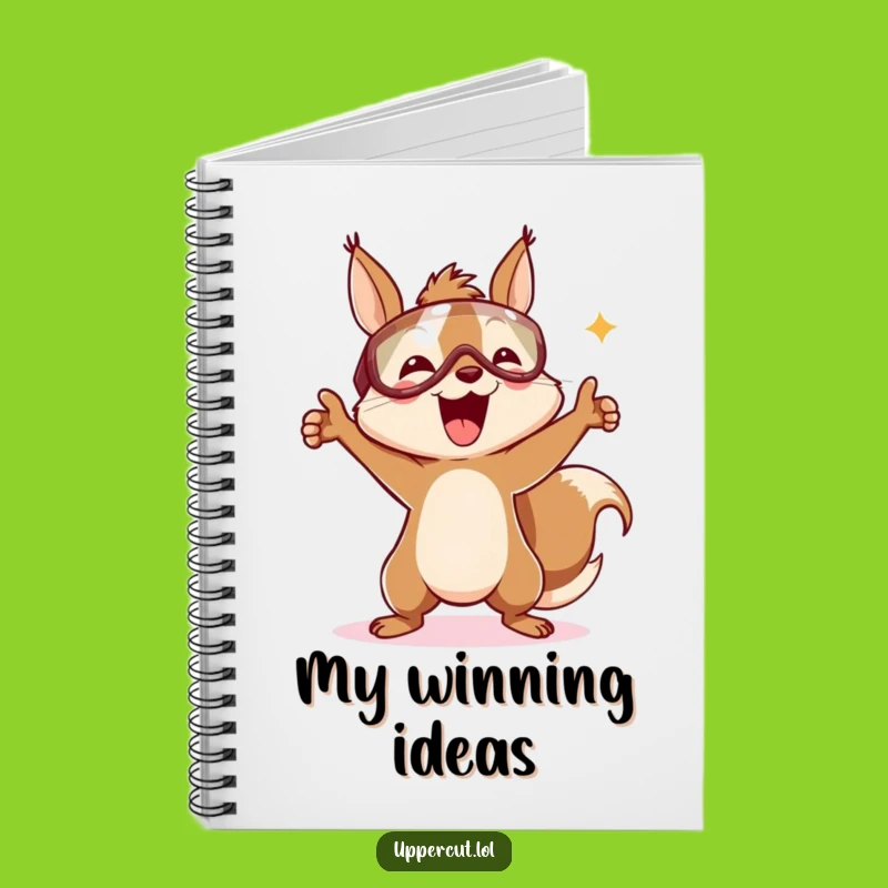Funny Victory Squirrel Notebook: Headguard Dance Ideas for a Creative Funny Gift